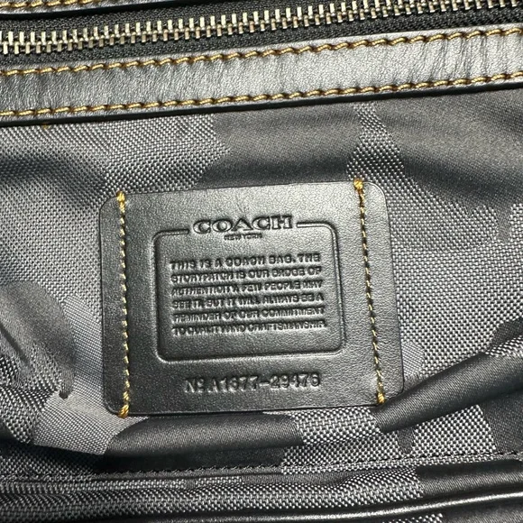 Coach Men's Charcoal Backpack - Picture 3 of 6